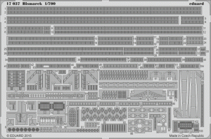 Eduard 17037 Bismarck Revell 05098 1/700