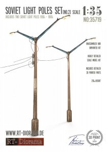 RT-Diorama 35719 Soviet Light Poles Set No.2 1/35