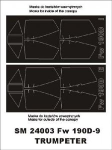 Montex SM24003 Fw 190D-9 TRUMPETER
