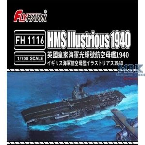 FlyHawk Model FH1116 HMS Illustrious 1940 1/700