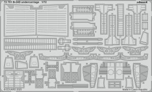 Eduard 72751 B-24D undercarriage AIRFIX 1/72