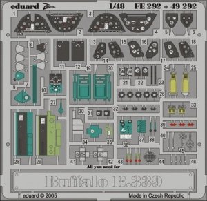 Eduard FE292 Buffalo Model 339 1/48 Tamiya