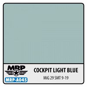 Mr. Paint MRP-A045 Cockpit Light Blue (MiG-29 SMT 9-19) Russian AF - aqua colors - 17ml
