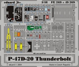 Eduard FE269 P-47D-20 1/48 Hasegawa