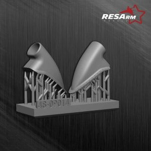 RESARM 48-09014 AIR INTAKE 2 (3D resin printing) 1/48