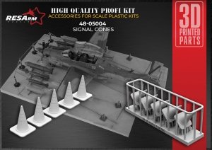 RESArm 48-05004 SIGNAL CONES (3D resin printing) 1/48