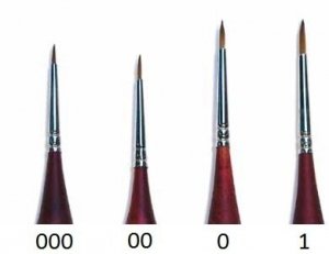 Italeri 52252 Sable Hair Pędzel z włosia 00