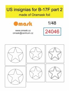 Omask 24046 B-17F US insignias part 2 1/48