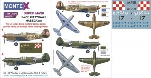 Montex K48269 P-40E 1/48