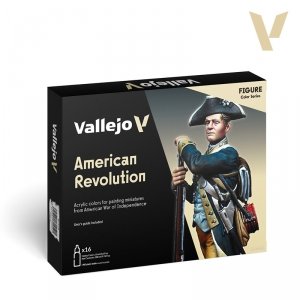 Vallejo 70259 American Revolution ( Painting Guide ) - Figure Colors Series - Model Color Set 16x18ml
