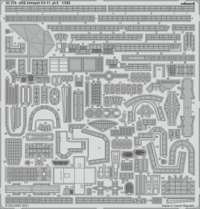 Eduard 53276 USS Intrepid CV-11 pt.5 TRUMPETER 1/350