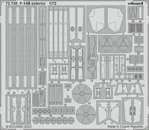 Eduard 72730 F-14B exterior ACADEMY 1/72