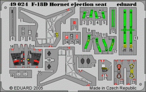 Eduard 49024 F-18D ejection seat 1/48 Hasegawa