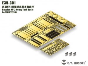 E.T. Model E35-301 Russian KV-2 Heavy Tank Basic For TRUMPETER 1/35