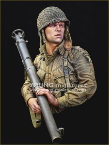 Young Miniatures YM1899 Paratrooper - 101st Airborne - Carentan 1944 1/10