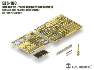 E.T. Model E35-160 Russian BTR-70 APC(Early version) (For TRUMPETER 01590) (1:35)
