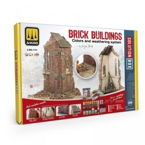 AMMO of Mig Jimenez 7710 SOLUTION BOX 09 - Brick Buildings