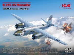 ICM 48328 B-26C-45 Marauder WWII American Bomber 1/48
