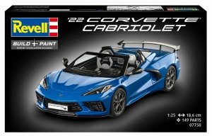 Revell 07750 '22 Corvette Cabriolet 1/25