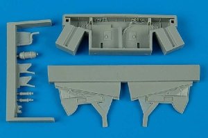 Aires 7210 Hawker Hurricane Mk. I/II wheel bay 1/72 Hasegawa