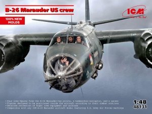 ICM 48131 B-26 Marauder US crew (4 figures) (100% new moulds) 1/48