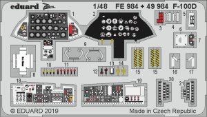 Eduard 49984 F-100D interior 1/48 TRUMPETER