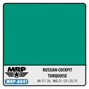 Mr. Paint MRP-A041 Russian Cockpit Turquoise - aqua colors - 17ml