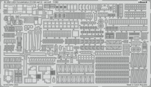 Eduard 53282 USS Constellation CV-64 part 2 - aircraft TRUMPETER 1/350