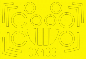 Eduard CX433 MiG-29A Izdeliye 9-12 TRUMPETER 1/72
