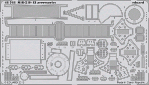 Eduard 48768 MiG-21F-13 accessories 1/48 Trumpeter