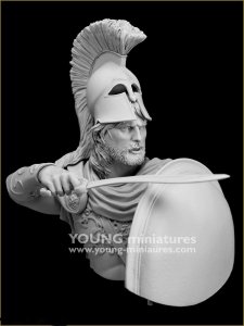 Young Miniatures YH1875 Greek Hoplite Shield of the Hellenes 1/10