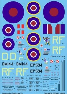 Techmod 24002 - Supermarine Spitfire Mk VB (1:24)