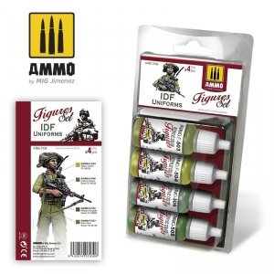 Ammo of Mig 7030 IDF UNIFORMS SET 4x17ml