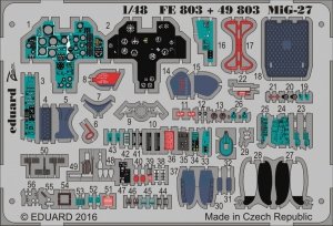 Eduard 49803 MiG-27 interior TRUMPETER 1/48