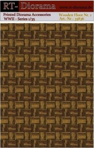 RT-Diorama 35836 Printed Accessories: Wooden Floor Nr.1 1/35