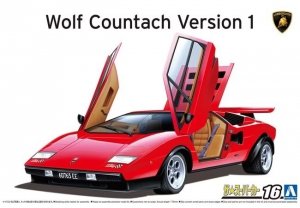 Aoshima 06336 Wolf Countach Version 1 1/24