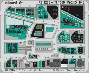 Eduard FE1255 Mi-24D TRUMPETER 1/48