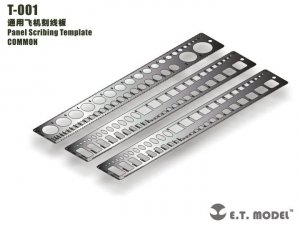 E.T. Model T-001 Panel Scribing Template ( szablon grawerski )