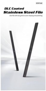 DSPIAE AT-FX02 Coated Stainless Steel File 600 / 1200 (1 piece)