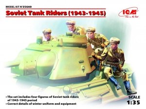 ICM 35640 Soviet Tank Riders (1943-1945) 4 figures 1/35