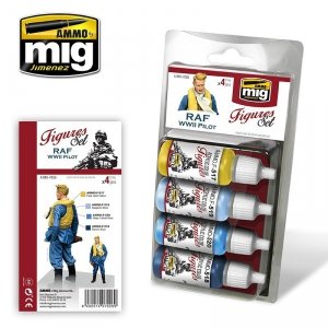 AMMO of Mig Jimenez 7026 RAF WWII PILOT UNIFORMS 4x17ml