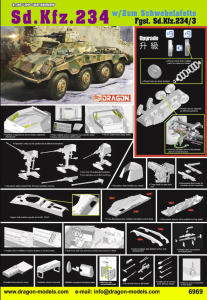 Dragon 6969 Sd.Kfz.234/3 w/2cm Schwebelafette (2cm) 1/35