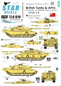 Star Decals 72-A1010 Desert Storm 1991 (1) 1/72