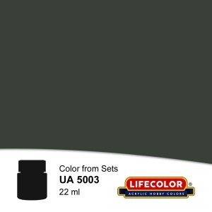 Lifecolor UA5003 Acrylic Aircraft Colors D1 Deep Green Black 22ml