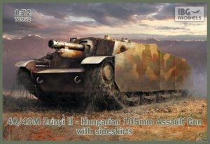IBG 72052 40/43M Zrinyi II Hungarian 105mm Assault Gun (1:72)