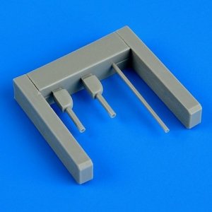 Quickboost QB48647 I-16 gun barrels and pitot tube Eduard 1/48