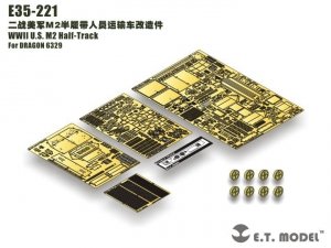 E.T. Model E35-221 WWII U.S. M2 Half-Track (For DRAGON 6329) (1:35)