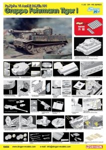 Dragon 6484 Pz.Kpfw.VI Ausf.E Sd.Kfz.181 Gruppe Fehrmann Tiger I 1/35