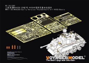Voyager Model PE351285 WWII US M4A3E8 Early Version Thunderbolt VII HVSS Basic For RFM 5092 1/35