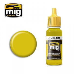 AMMO of Mig Jimenez 0125 GOLD YELLOW 17ml